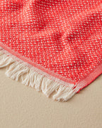 Helena Cotton Sofa Throw 130x170 cm Orange (view 2)