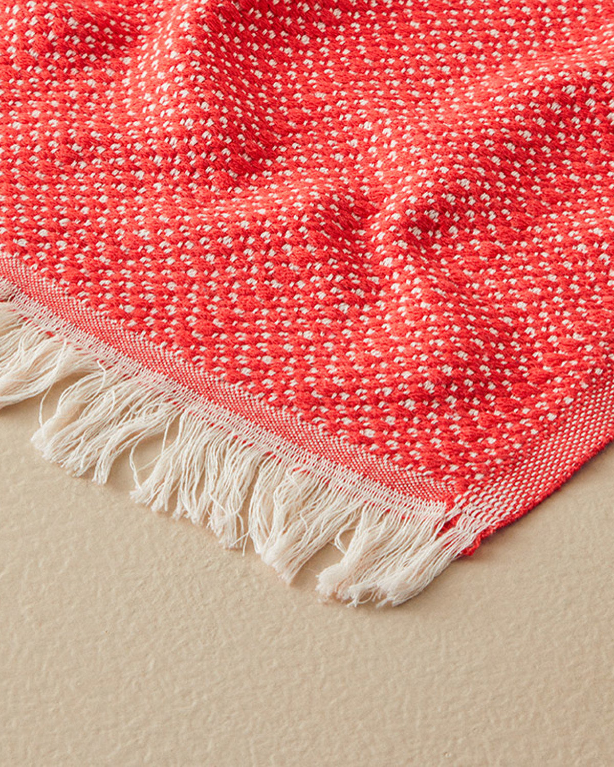 Helena Cotton Sofa Throw 130x170 cm Orange (view 2)