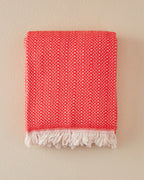 Helena Cotton Sofa Throw 130x170 cm Orange (view 3)
