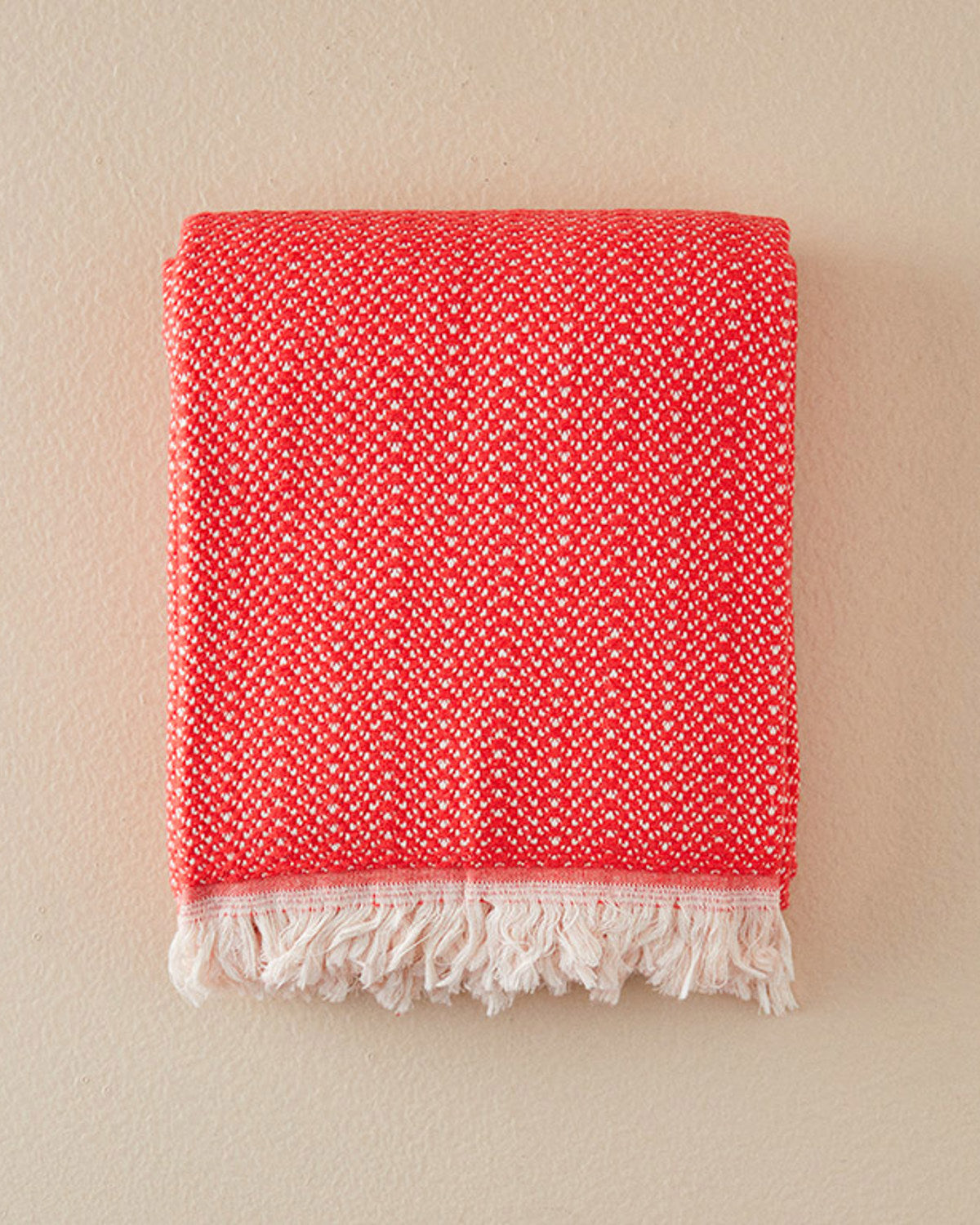 Helena Cotton Sofa Throw 130x170 cm Orange (view 3)
