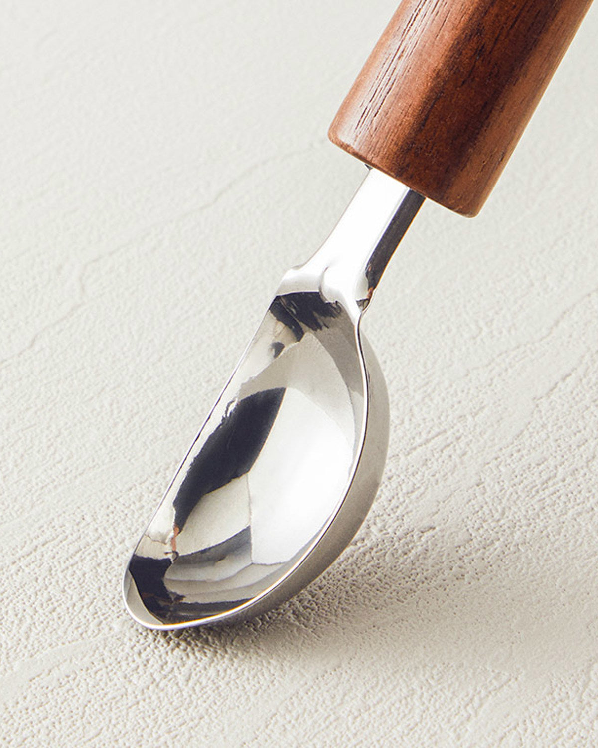 Steel Ice Cream Scoop Kitchen Tool 19.5 cm Brown (view 2)