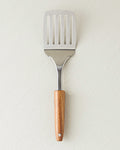 Woody Spatula Steel Grill Spatula Serving Tool 24 cm Brown