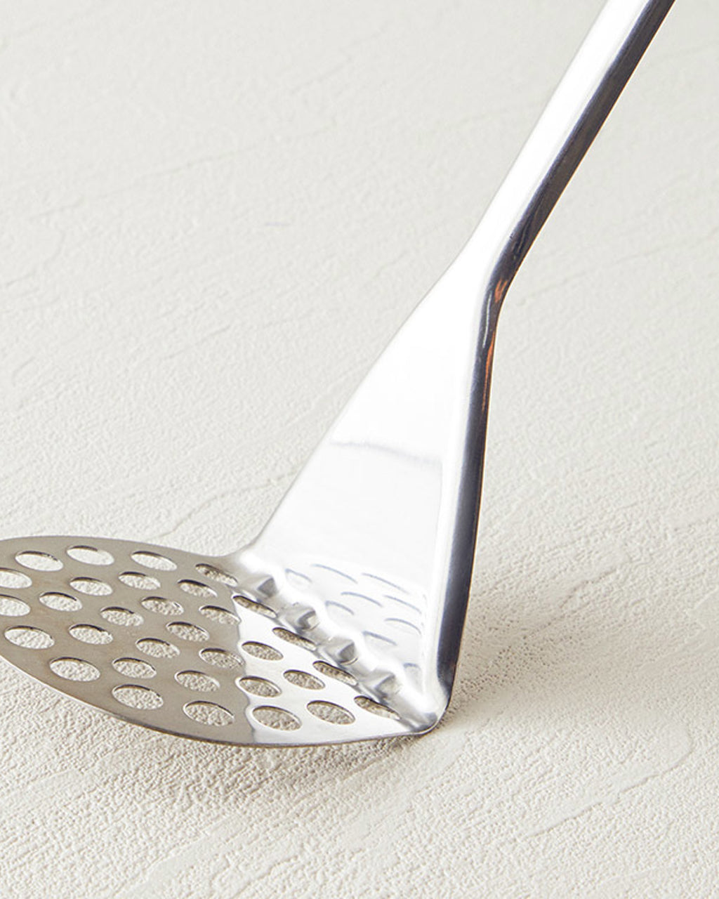 Woody Potato Steel Potato Masher Serving Tool 26 cm Brown (view 2)