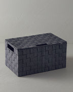 Shine Polypropylene with Cover Storage Box 34x22x17.5 cm Black (view 2)