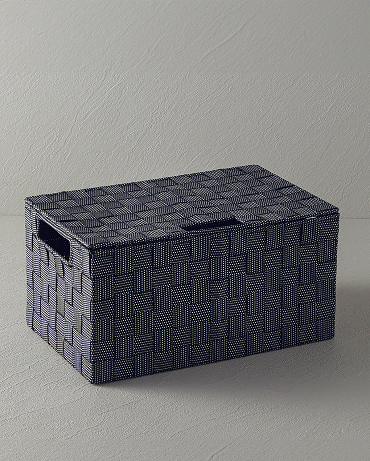 Shine Polypropylene with Cover Storage Box 34x22x17.5 cm Black (view 2)