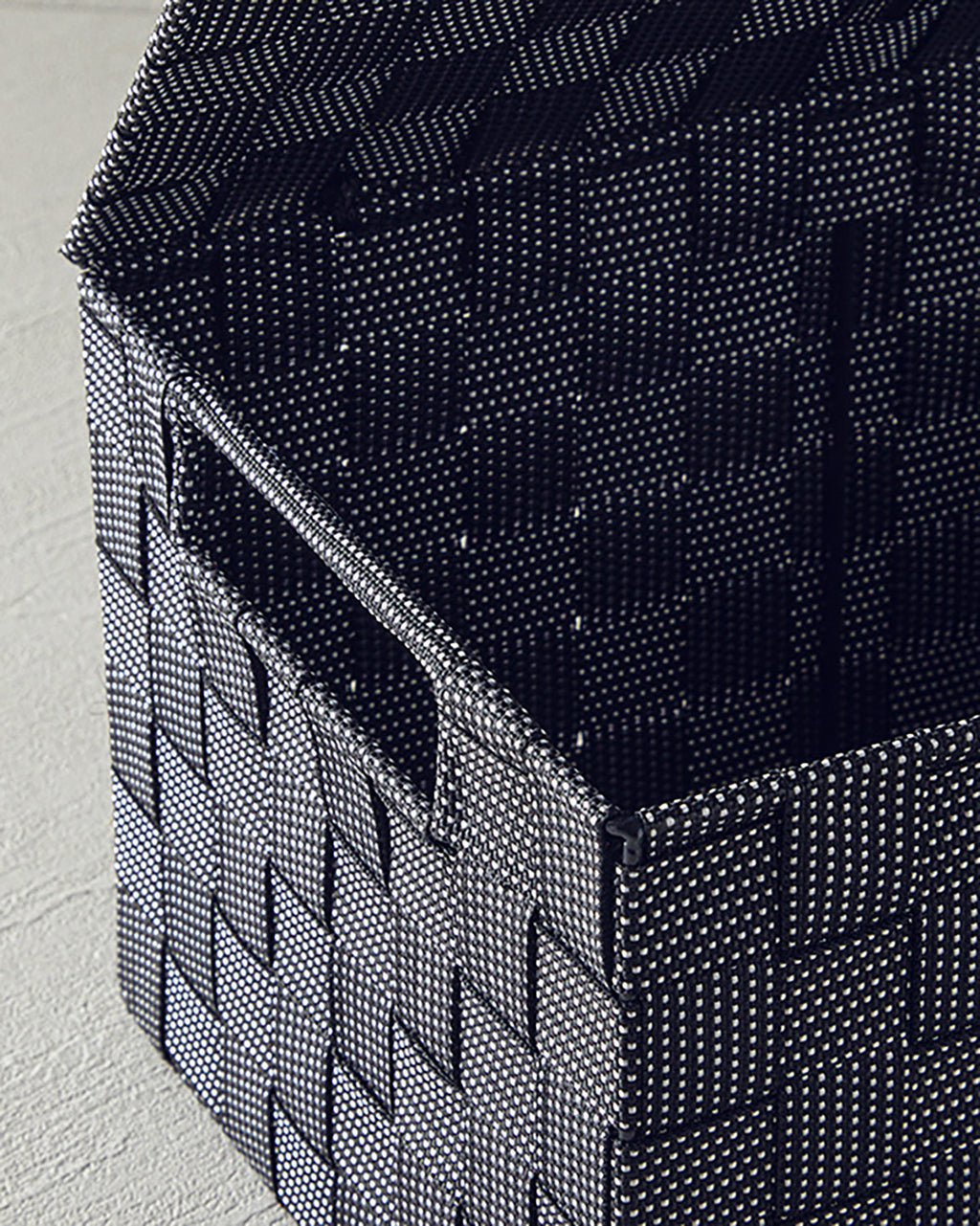 Shine Polypropylene with Cover Storage Box 34x22x17.5 cm Black (view 3)