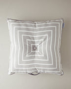 Southsea Cotton Floor Cushion 60x60 cm Beige - Ecru