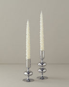 Christmas Tree 2 pcs Candle 26.4x5.7x3.5 cm Ecru (view 2)