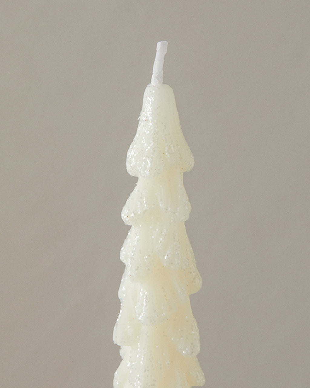 Christmas Tree 2 pcs Candle 26.4x5.7x3.5 cm Ecru (view 3)