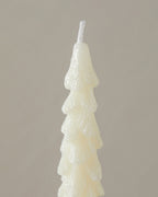 Christmas Tree 2 pcs Candle 26.4x5.7x3.5 cm Ecru (view 3)