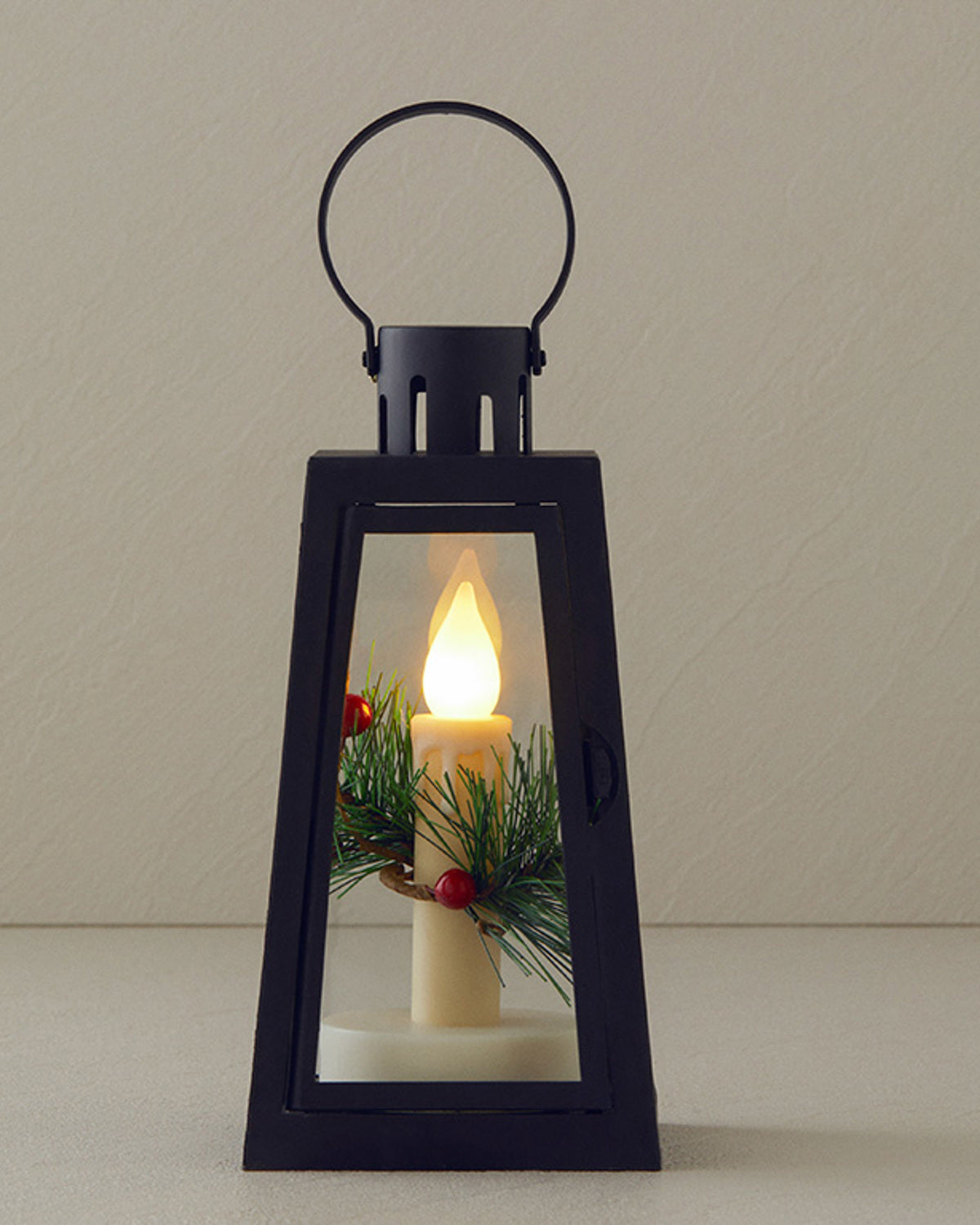 Candlelight Lantern 10x10x20 cm Black (view 2)