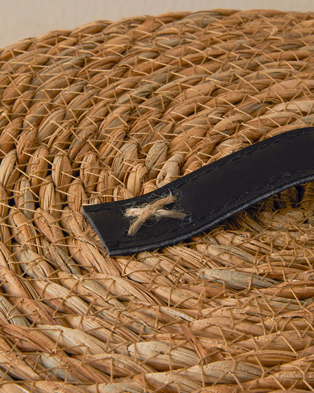 Natura Stripe Wicker Basket 22x12 cm Natural (view 3)
