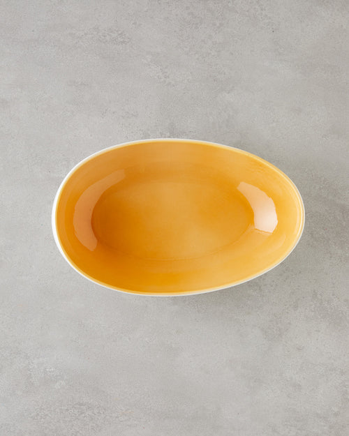 Boho New Bone China Bowl 30 cm Yellow (view 2)
