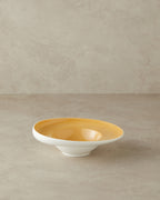Boho New Bone China Pasta Serving Plate 24 cm Yellow
