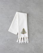 Fancy Tree Cotton Drying Cloth 30x50 cm White (view 2)