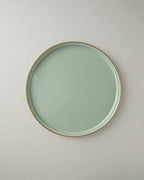 Isidora Enamel Round Tray 31 cm - Cream (view 2)