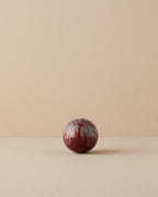 Amelia Ceramic Decorative Object 8 cm Maroon