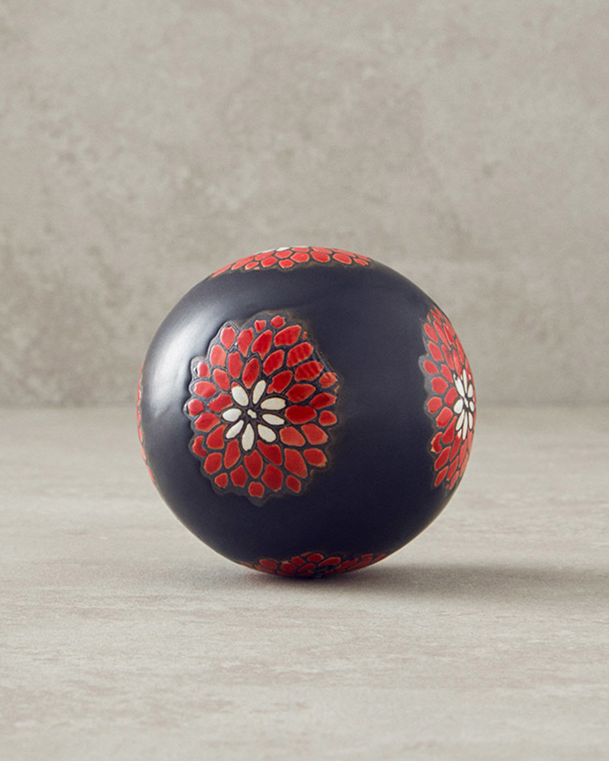 Cecilia Ceramic Decorative Object 8 cm Black