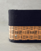 Stripy Bamboo Basket Natural - 40x30x16 cm (view 3)