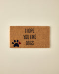 Dogs Printed Doormat 33x60 cm Natural
