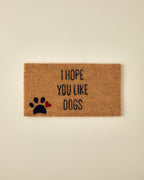 Dogs Printed Doormat 33x60 cm Natural
