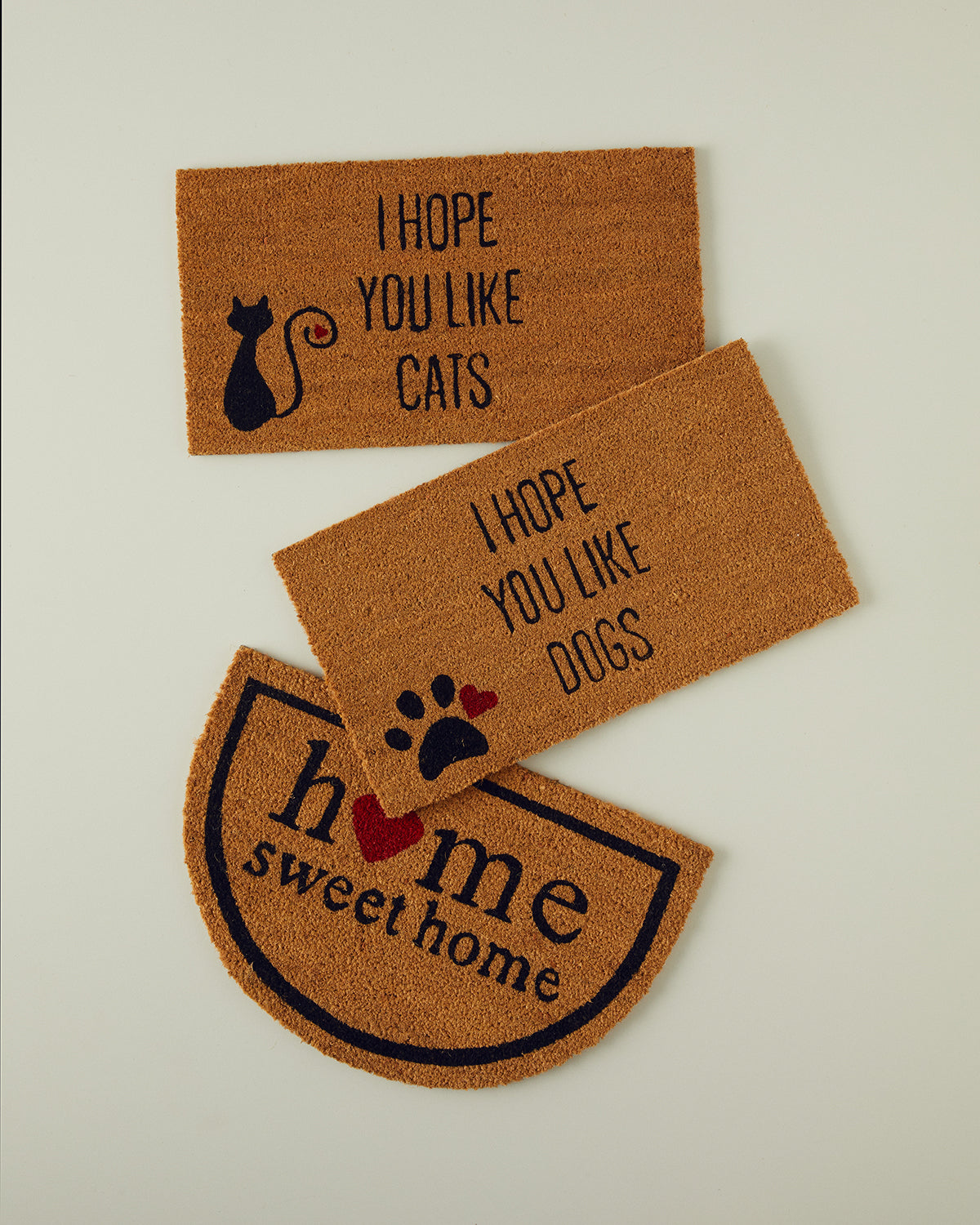 Dogs Printed Doormat 33x60 cm Natural (view 3)