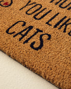 Cats Printed Doormat 33x60 cm Natural (view 2)