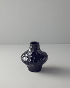 Tessa Ceramic Vase 14x12.7x15.5 cm Black (view 2)