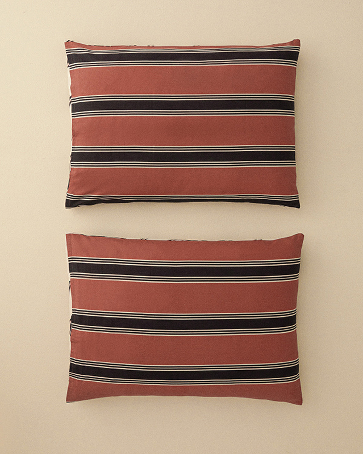 Abstract Art Soft Cotton with Digital Print 2 pcs Pillow Case 50x70 cm Beige (view 2)