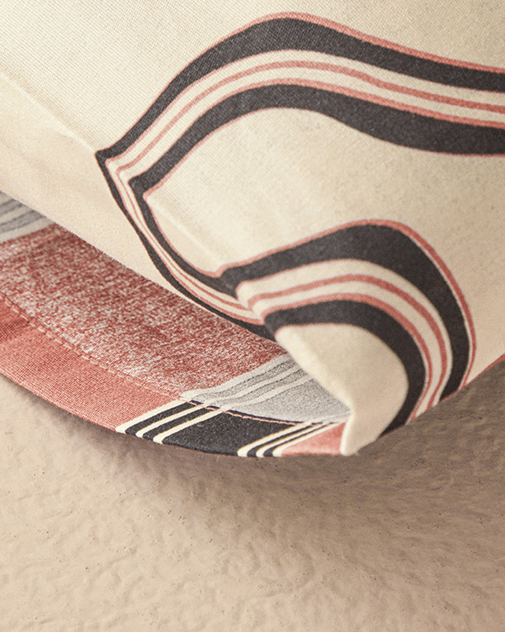 Abstract Art Soft Cotton with Digital Print 2 pcs Pillow Case 50x70 cm Beige (view 4)