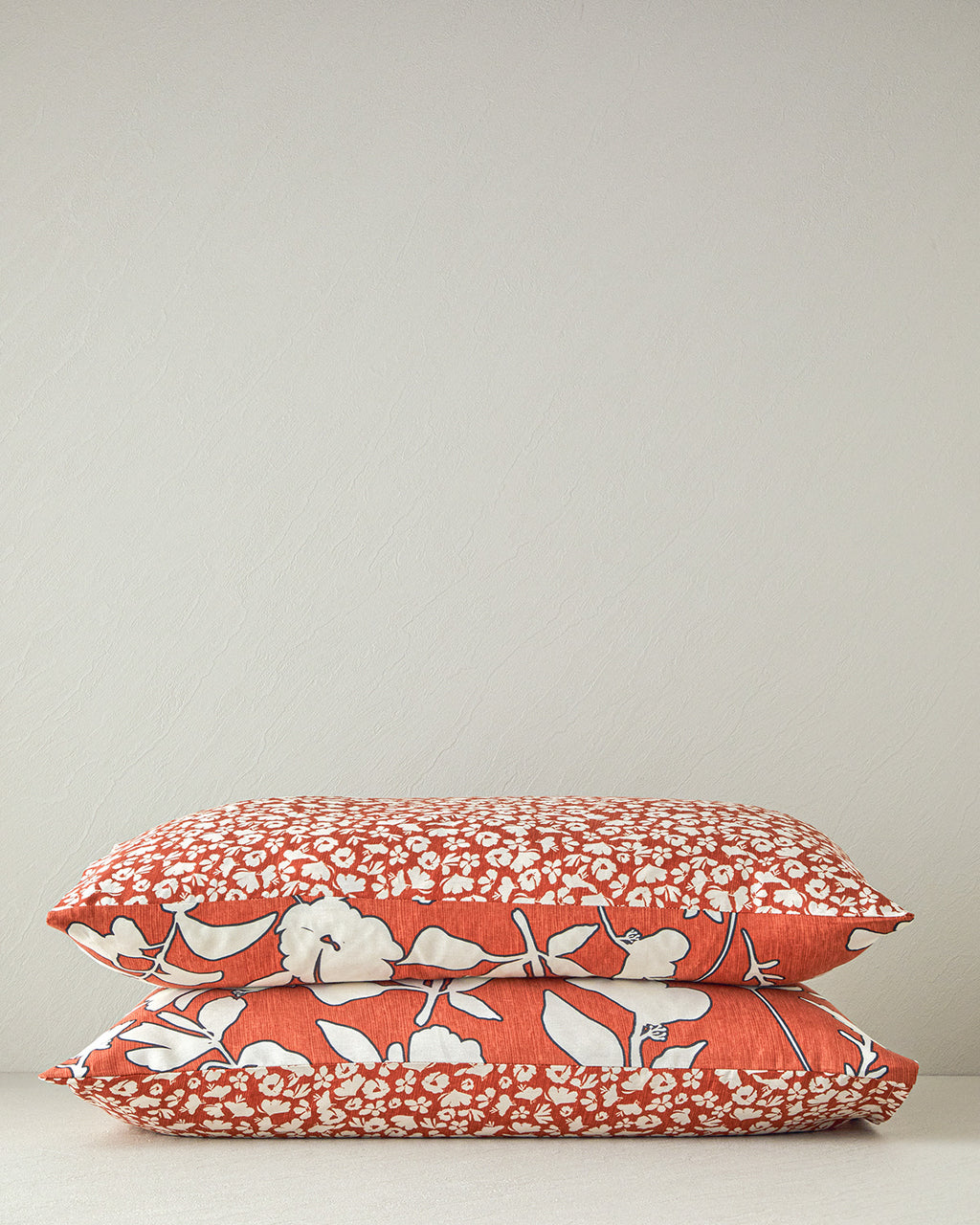 Grandiflora Soft Cotton with Digital Print 2 pcs Pillow Case 50x70 cm Terracotta (view 3)