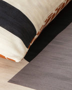Dynamic Square Soft Cotton with Digital Print Duvet Cover Set Beige - Terracotta (view 3)