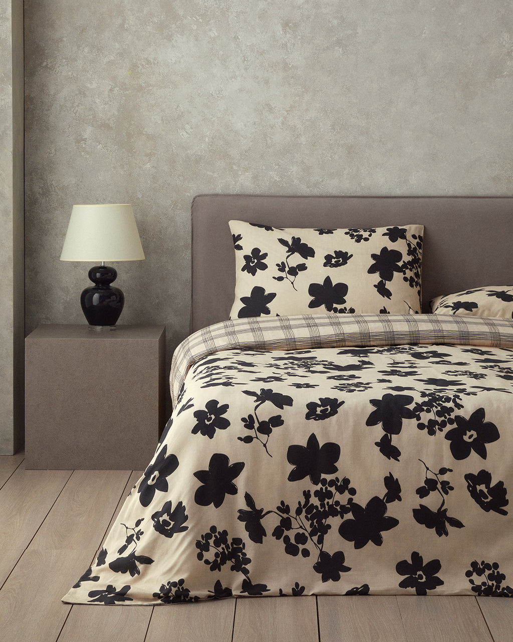 Cosmos Garden Soft Cotton with Digital Print Single Size Duvet Cover Set 160x220 cm Beige
