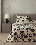 Cosmos Garden Soft Cotton with Digital Print Single Size Duvet Cover Set 160x220 cm Beige