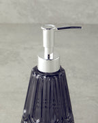 Diana Glass Bathroom Soap Dispenser 10x22 cm Anthracite (view 2)