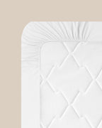 Novella Premium Soft Cotton Fitted Sheet - Beige, Gray & White (view 15)