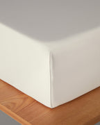 Micell Cotton Satin Flat Sheet White - King 260x280 cm (view 2)