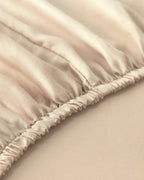 Micell Cotton Satin Fitted Sheet - Gold - King 180x200 cm (view 5)