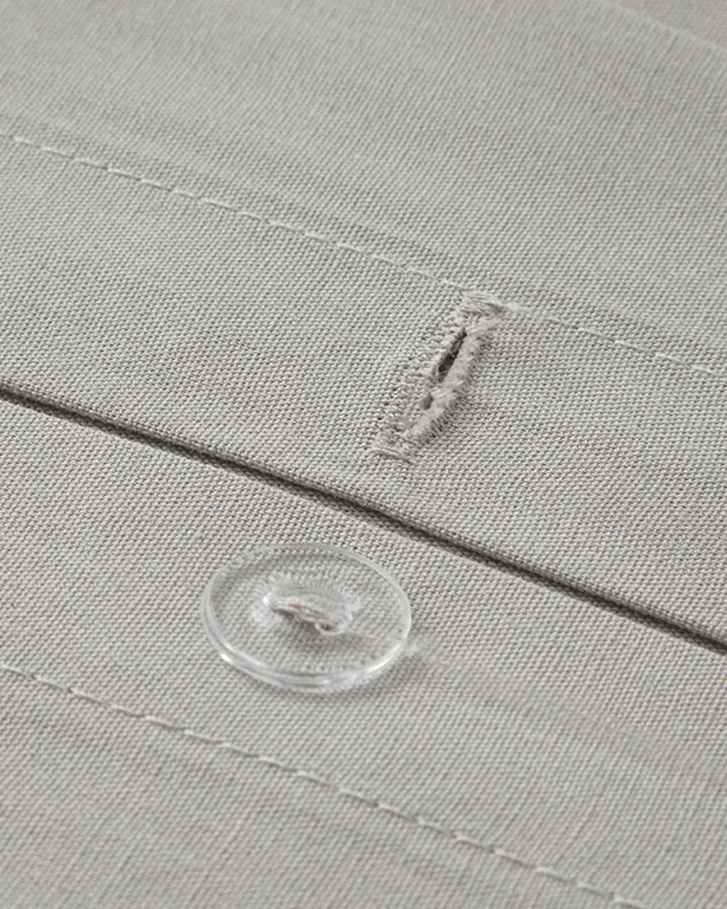 Pure Cotton Duvet Cover - White, Pebble & Coffee Foam (view 11)