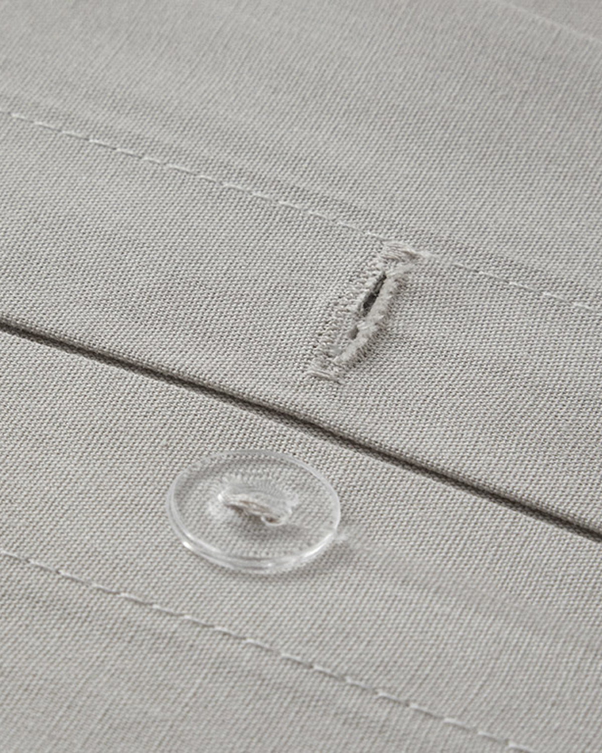 Pure Cotton Duvet Cover - White, Pebble & Coffee Foam (view 11)