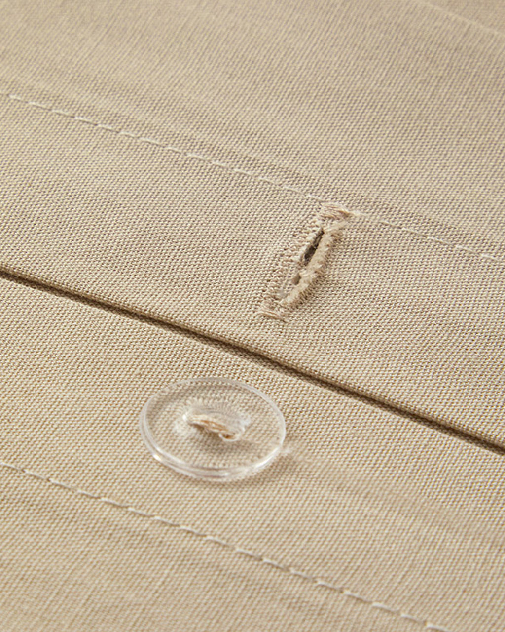 Pure Cotton Duvet Cover - White, Pebble & Coffee Foam (view 19)