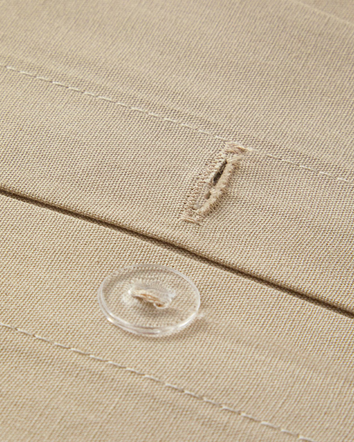 Pure Cotton Duvet Cover - White, Pebble & Coffee Foam (view 23)