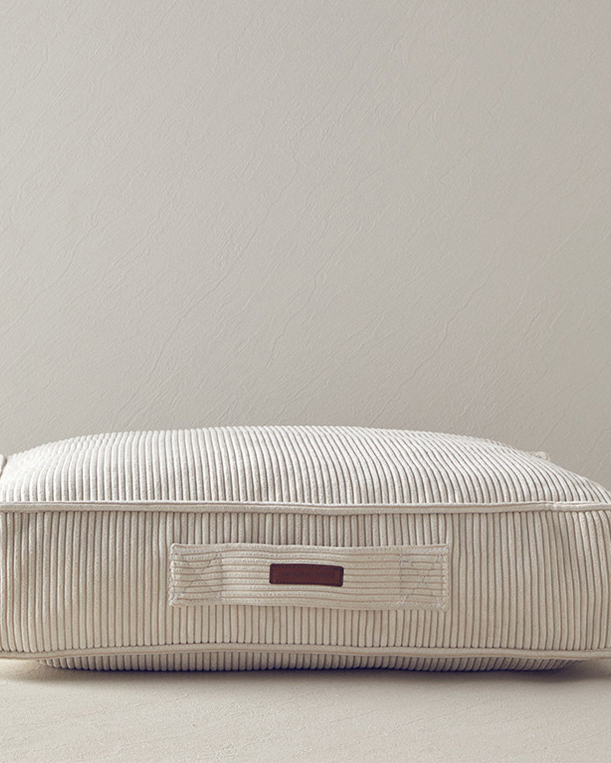 Lora Velvet Decorative Cushion Pad 14x57x57 cm Ecru (view 2)