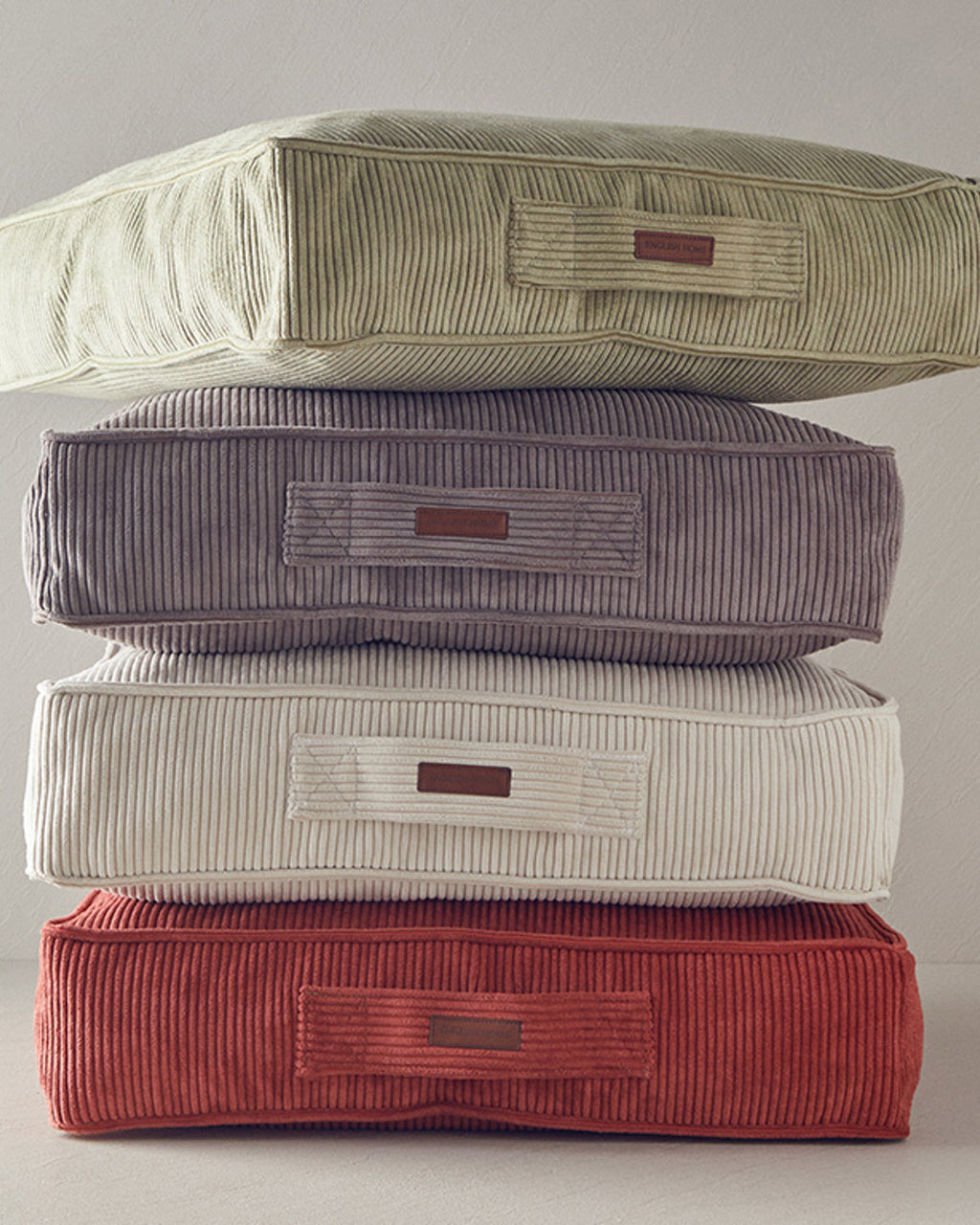 Lora Velvet Decorative Cushion Pad 14x57x57 cm Ecru (view 4)