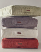 Lora Velvet Decorative Cushion Pad 14x57x57 cm Ecru (view 4)