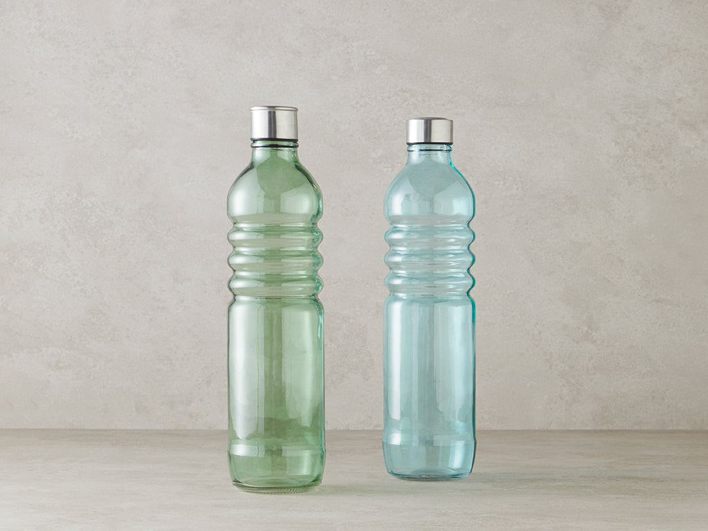 Pearly Glass Bottle 1250 ml Dark Green (view 4)
