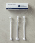 Light Glass 3 pcs Oil Lamp Wick