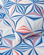 Easy Iron Double Size Duvet Cover Set 200x220 cm Blue (view 4)