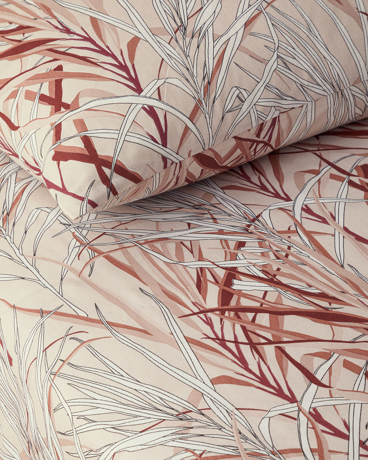 Easy Iron Double Size Duvet Cover Set 200x220 cm Powder Pink (view 3)