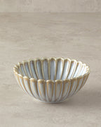 Fiore New Bone China Bowl 14 cm Gray